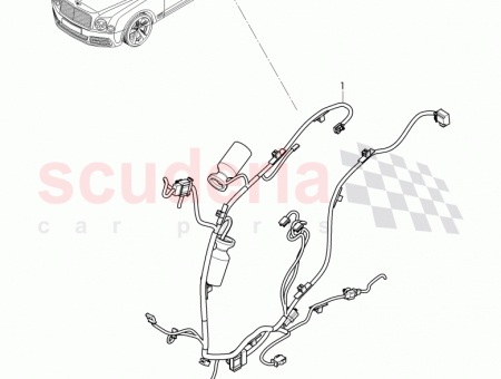Photo of harness for door trim panel 3Y4 971 658…