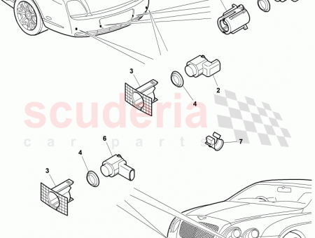Photo of bracket control unit for park assist…