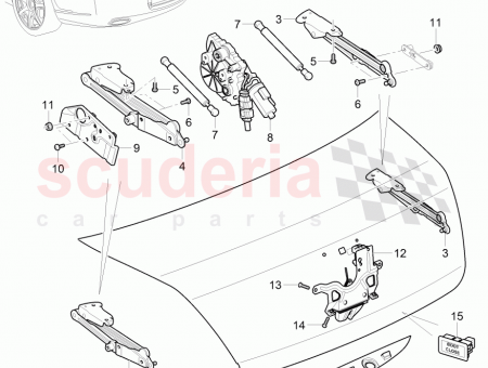 Photo of control unit for hood rear F 3W A…