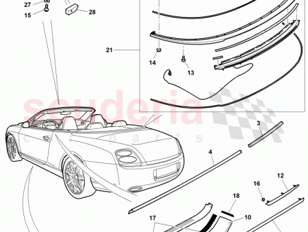 Photo of stainless steel trim contains gasket…