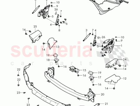 Photo of Crash sensor bracket assembly 4W0 807 599…