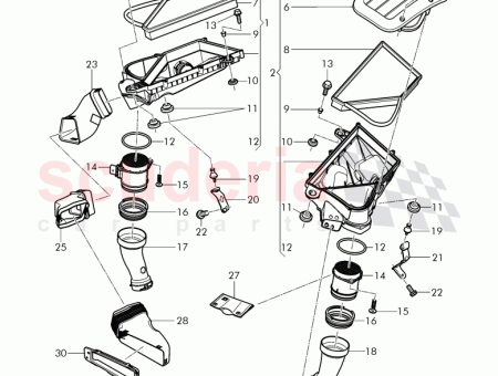 Photo of intake air duct…