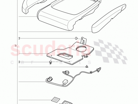 Photo of Service kit padding for seat 3W7 860 389…