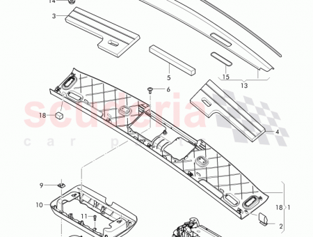 Photo of moulded headlining leather…
