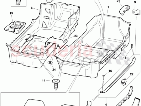 Photo of bracket Control unit for access and start authorisation…