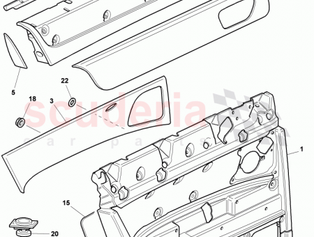 Photo of side trim panels stowage compartment…