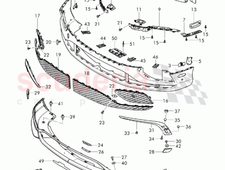 Photo of reinforcement for bumper 3W3 807…