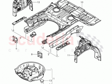 Photo of repair plate side member Service kit 3W8 803…