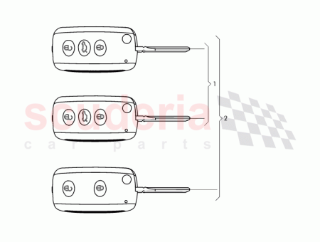 3W0 837 216 E Service kit, key, *indicate vin number when  
