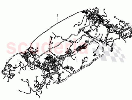 Photo of central wiring harness 4W1 974 000…