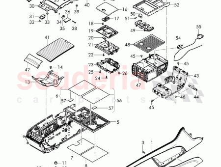 Photo of trim panel for console 3Y0 863 947…