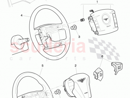 Photo of airbag unit for steering wheel For vehicles with…