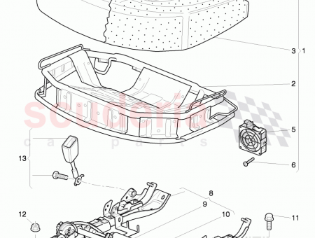 Photo of seat well frame…