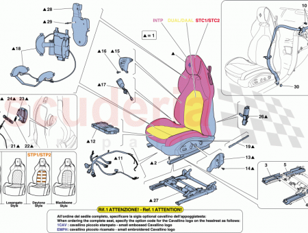 Photo of RH SEAT COMPLETE WITH GUIDE RAILS…