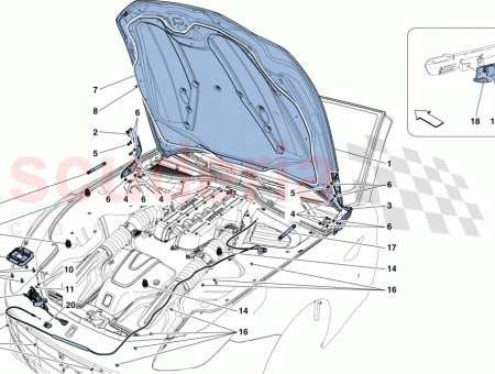Photo of COMPL LH HINGE…