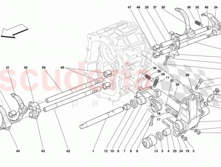 Photo of CONTROL ROD FOR 1ST 2ND GEAR…