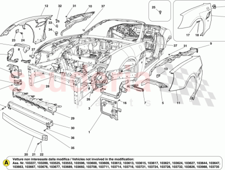 Photo of LOWER MOUNT FOR RH FRONT FENDER…