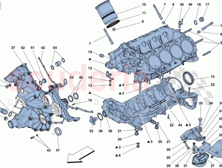 Photo of CRANKCASE LOWER CRANKCASE SHELL ASSEMBLY…