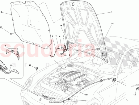 Photo of ENGINE COMPARTMENT LID RELEASE CABLE…