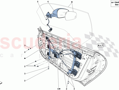 Photo of FRONT LH DOOR POWER WINDOW MECHANISM…
