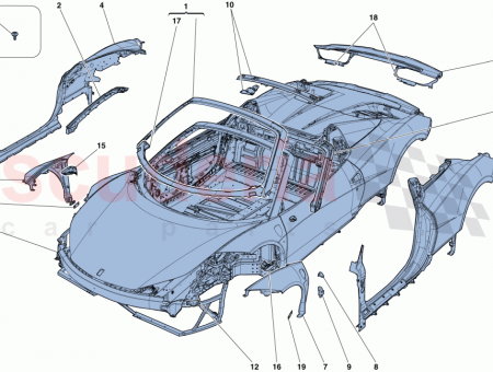 Photo of LH LOWER FASTENER BRACKET FOR FRONT FENDER…