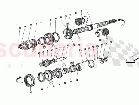 Photo of 1st speed gear…