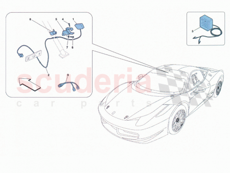 274323 Ferrari 458 Challenge MT 906/D TRANSMITTER