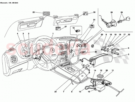 Photo of AIR BAG CABLES DASHBOARD CONNECTION…