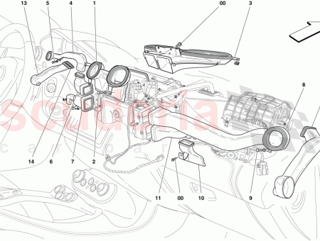 Photo of PASSENGER SIDE UPPER AIR DUCTING…