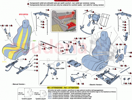 Photo of RH SEAT COMPLETE WITH GUIDE RAILS…