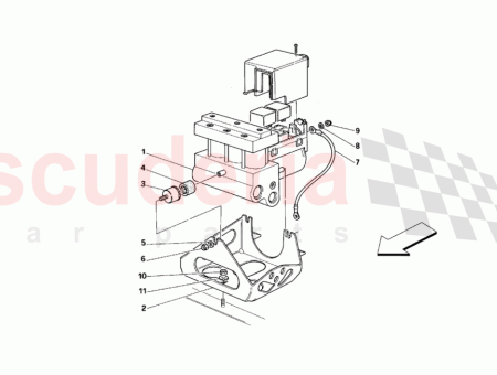 Photo of ABS hydraulic control unit…