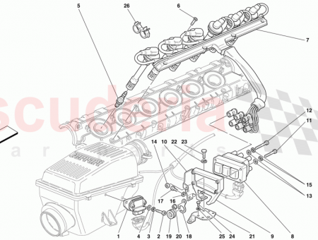 Photo of BRACKET FOR SECONDARY AIR PIPE…