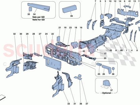 Photo of UPPER FIREWALL INSULATION…