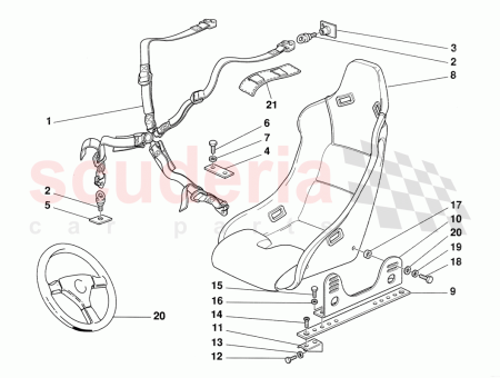 231629 SCREW for Ferrari 12Cilindri, 288 GTO & more