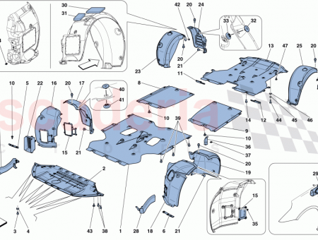 Photo of FRONT FLAT UNDERTRAY SECTION BUMPER CONNECTOR…