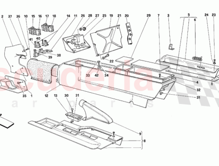 Photo of Handbrake console complete…