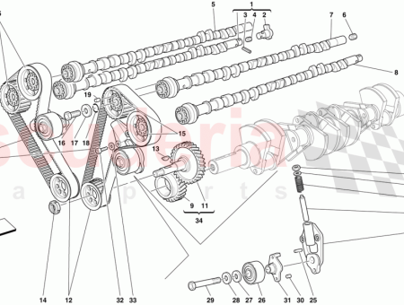 Photo of COMPLETE RH EXHAUST CAM SHAFT…