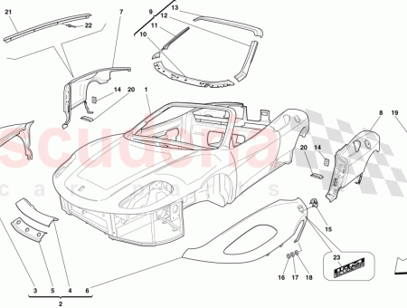 Photo of COMPLETE REAR LH FENDER…