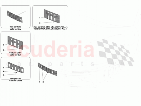 Photo of FRONT LICENSE PLATE HOLDER…