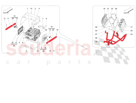 Photo of OBC DCDC CABLE FASTENER BRACKET…