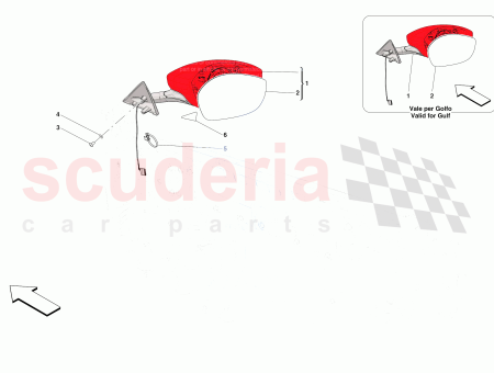 Photo of COMPL RH EXTERNAL REAR VIEW MIRROR…