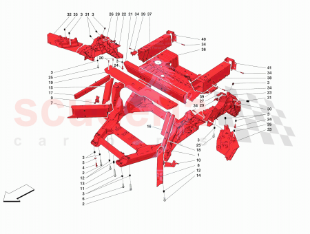 Photo of RH UPPER REAR DIAGONAL BRACE…