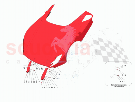 Photo of COMPL LH FRONT LID HINGE…