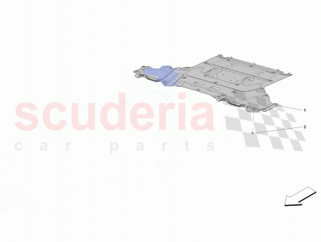 Photo of COMPL GEARBOX SUBFRAME REAR UNDERTRAY…