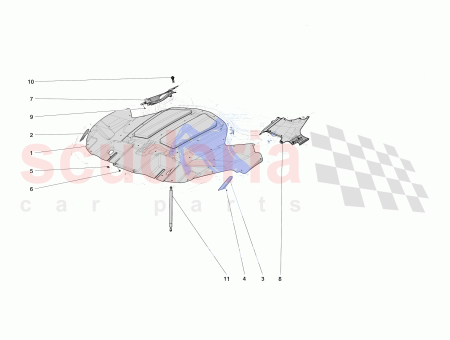 Photo of COMPL RH FRONT LID AIR DUCT…