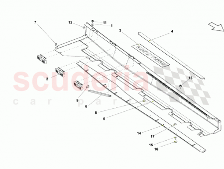 Photo of RH SIDE MEMBER MOLDING…