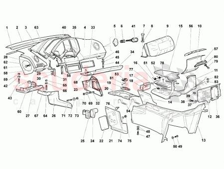 Photo of RIGHT SIDE COVER ASSEMBLY CARBON INTERIOR…