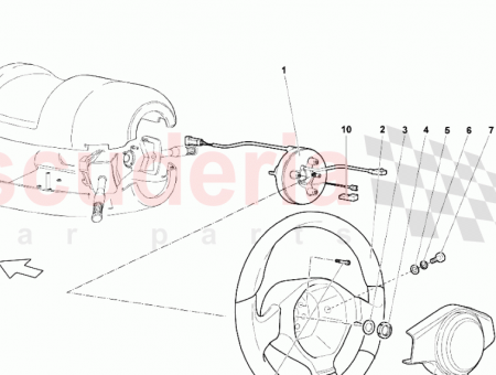 Photo of STEERING WHEEL LEATHER LP 650 4…