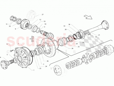 Photo of DIFFERENTIAL BEVEL GEAR PAIR 2WD 55 65…