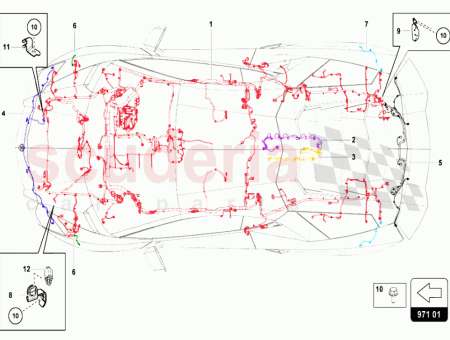 Photo of CENTRAL WIRING HARNESS TYRE PRESSURE MONITOR…